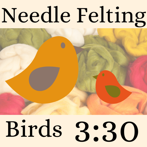 Needle Felting: Birds!