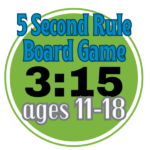 5 Second Rule Board Game - ages 11-18