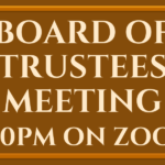 Board of Trustees Meeting - on Zoom