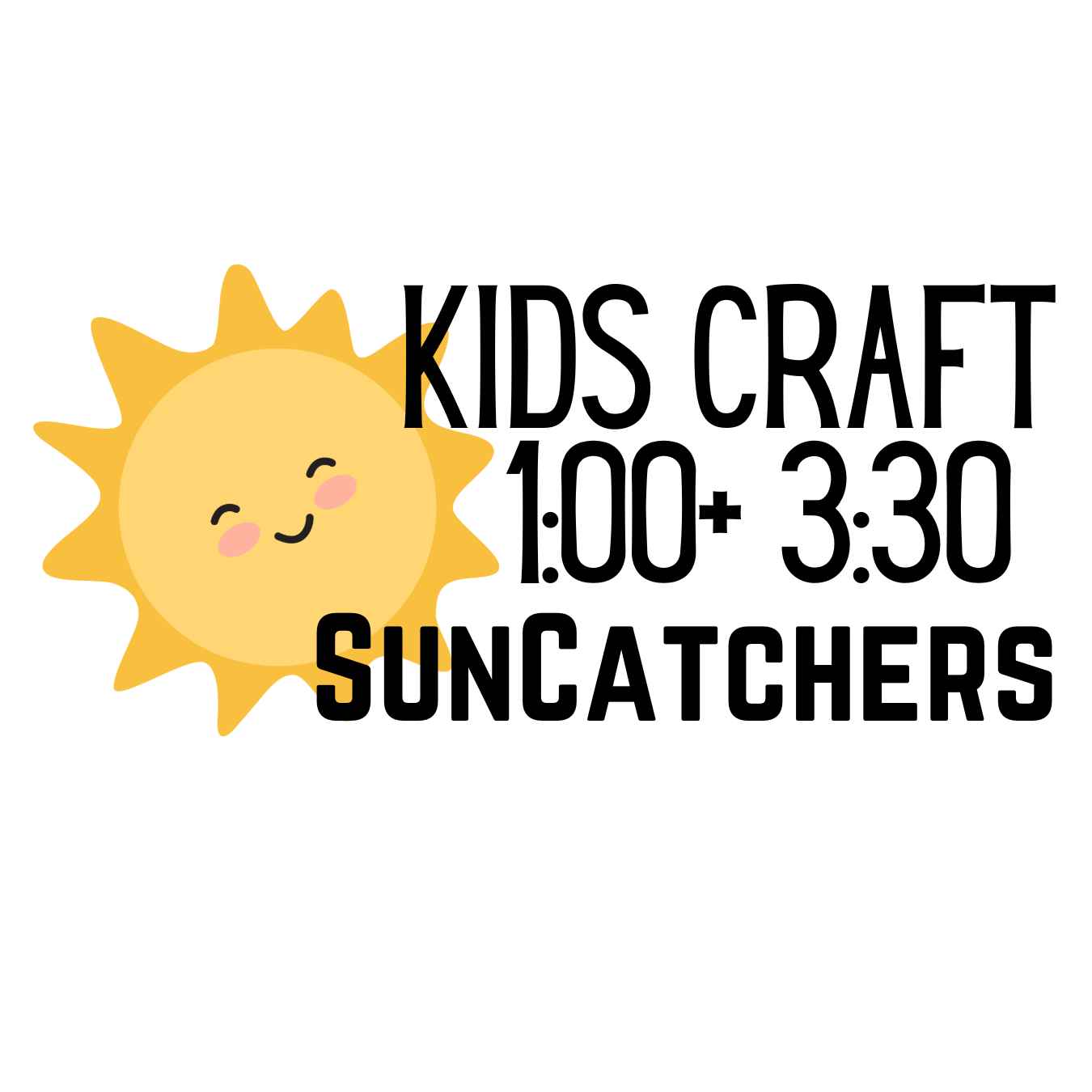 Kids Craft Event: Suncatchers