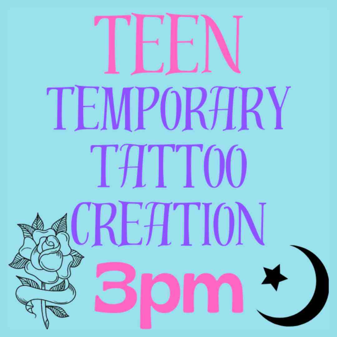 Teen Temporary Tattoo Creation