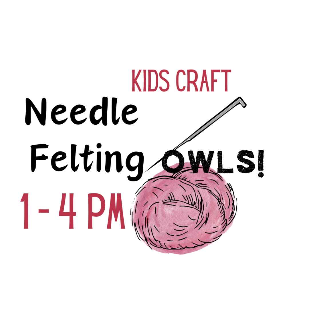 Kids Craft: Needle Felting Owls!