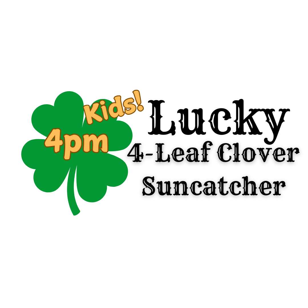 Kids Craft: Lucky Four Leaf Clover Suncatcher