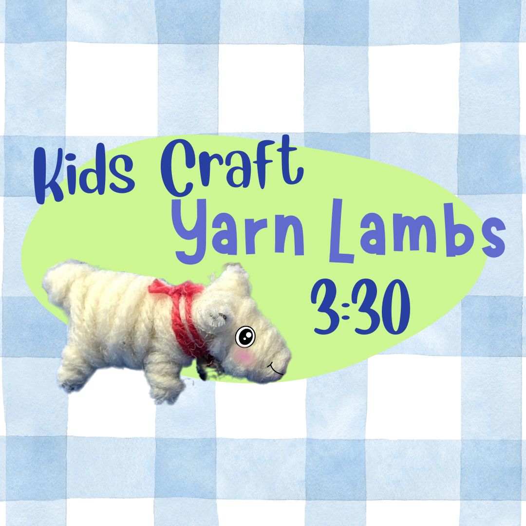 Kids Craft: Yarn Lambs