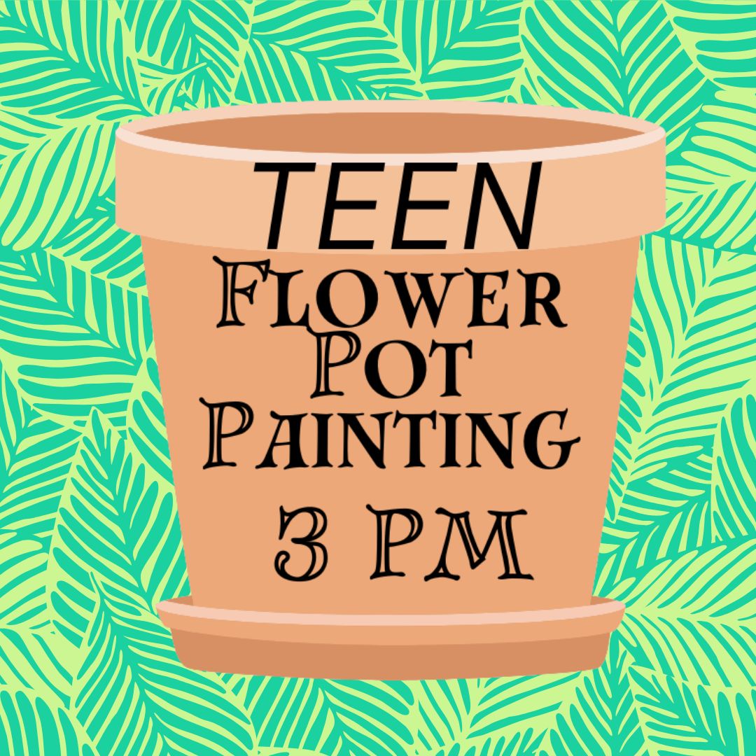 Teen Flower Pot Painting