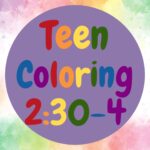 Teen Coloring Activity