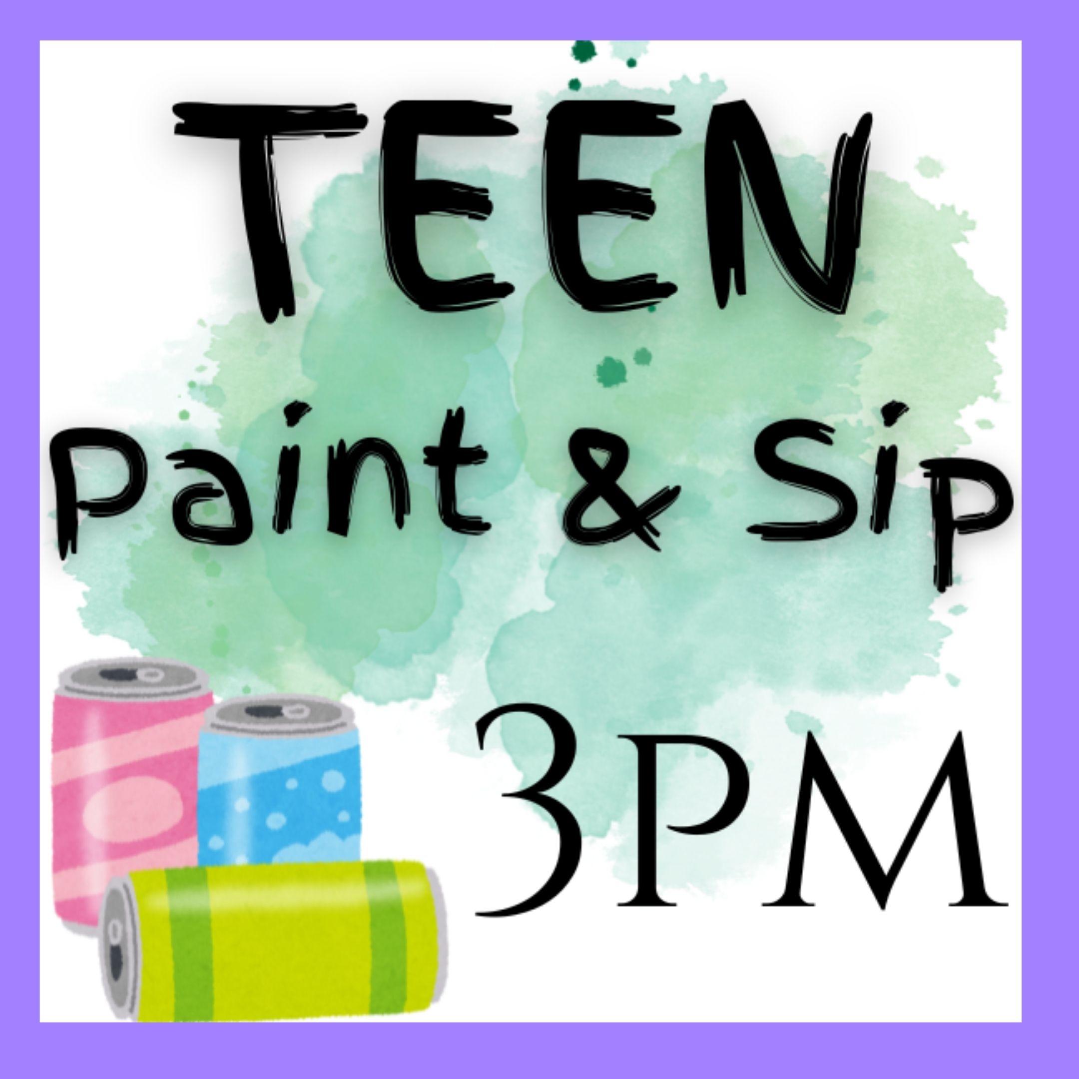 Teen Paint and Sip