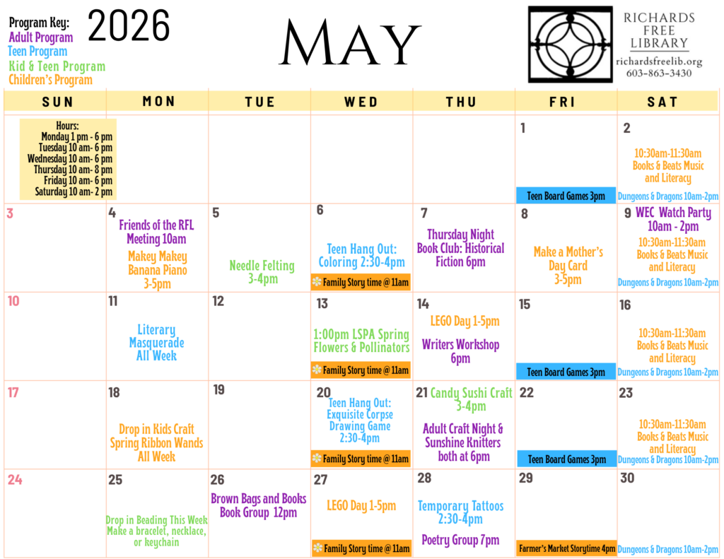 Image of May 2026 Calendar
